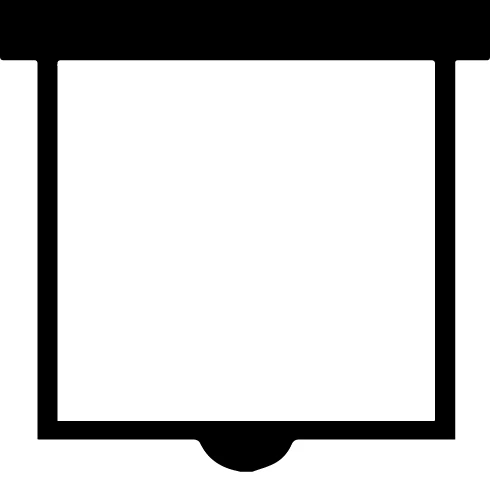 Accolade Duet Elpsc80 Black Projection Screen