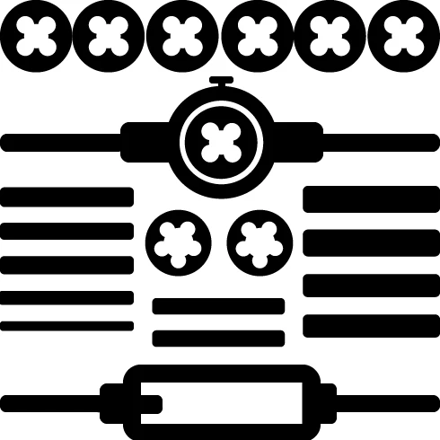Craftsman 52377 Black Tap & Die Set