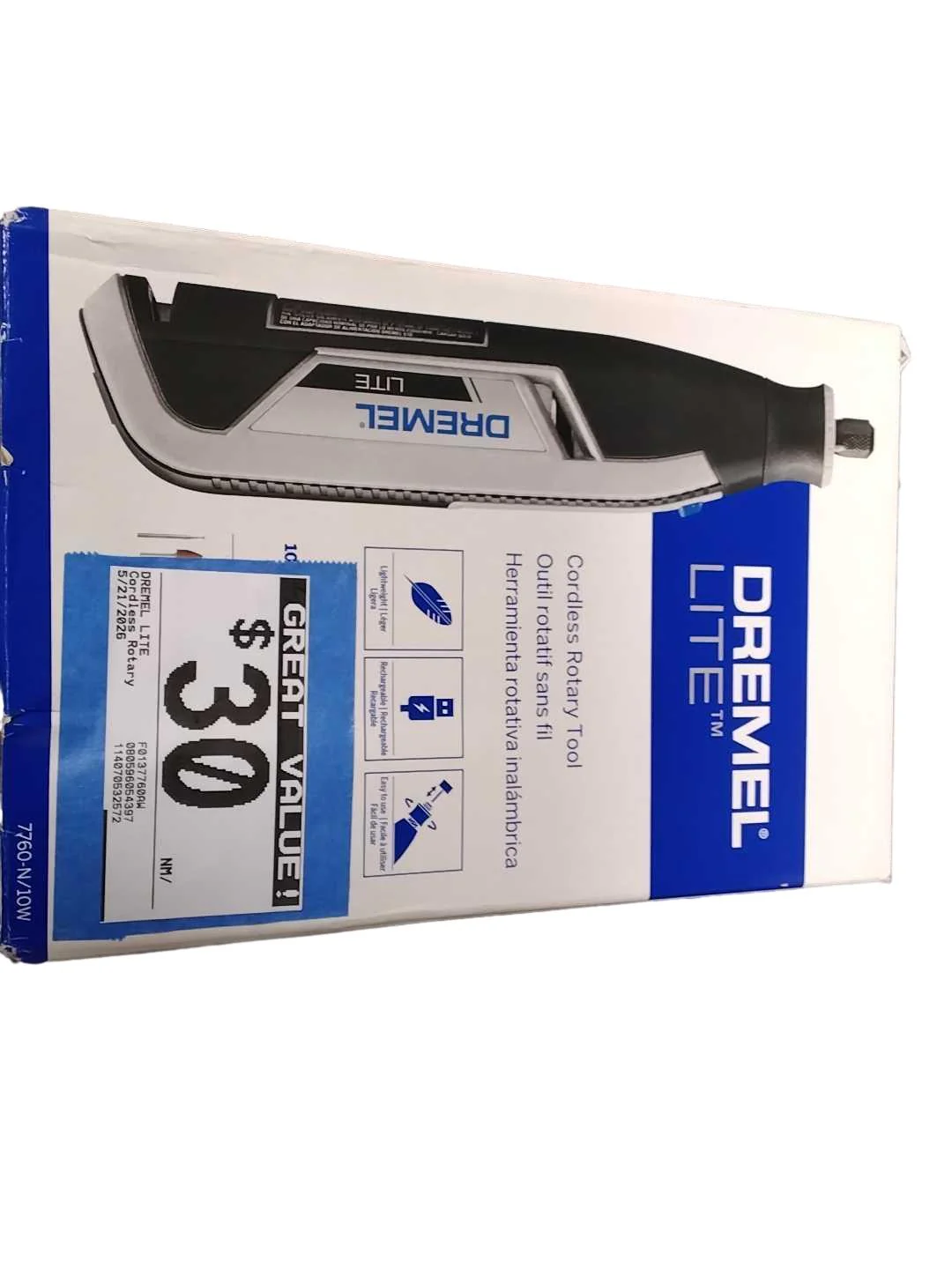 Dremel Lite F0137760aw Black Cordless Rotary Tool