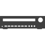 Euphoria Mx2000 Black Car Audio Amplifier