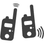Rapid Radios G1 Black Walkie Talkie