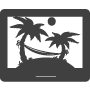 Whale White Digital Photo Frame